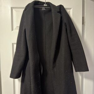 Zara Women's Elegant Black Trench Coat